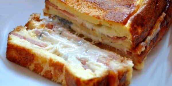 Cake Croque Monsieur Jambon Fromage