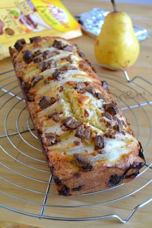 Cake poire et chocolat