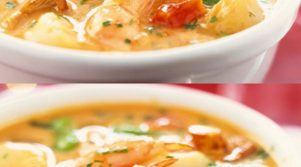 Cassolette de Saint-Jacques et crevettes