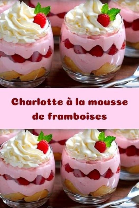 Charlotte aux framboises