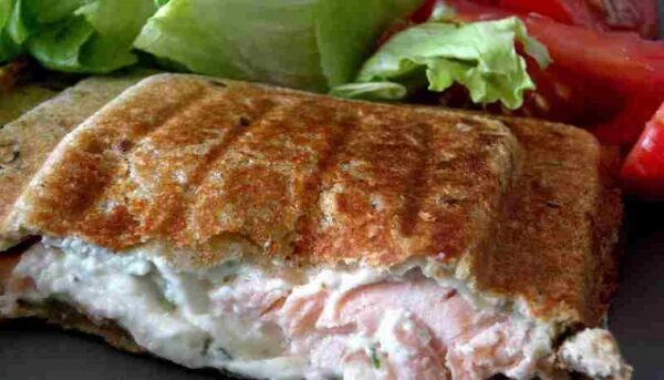 Croque-Monsieur au Saumon et Fromage frais