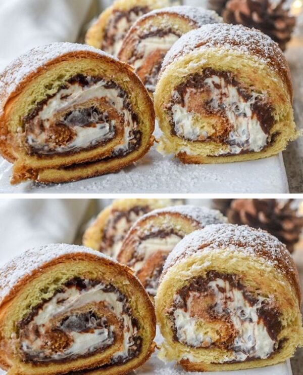 Délice sucré : Recette d’émerillons de Pandoro farcis au Nutella et à la crème fraîche