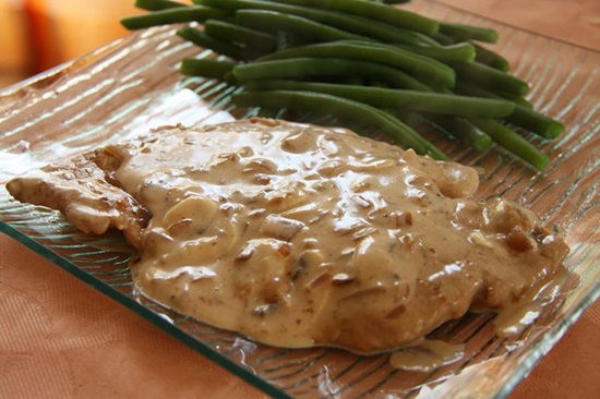 Délicieuse recette d’Escalopes de Veau à la crème et aux Champignons