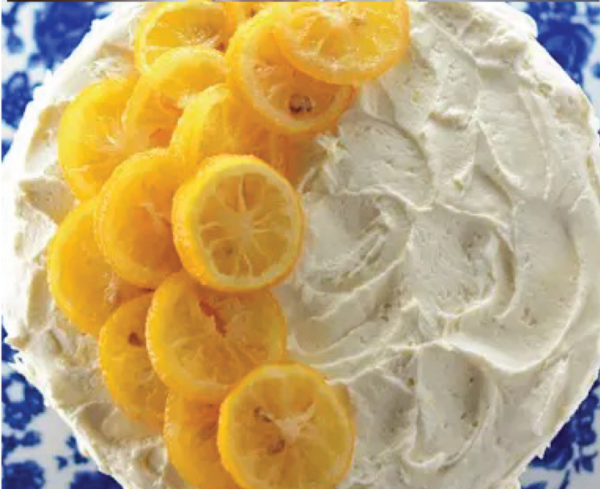 Gâteau Velours au Citron avec Glaçage au Fromage à la Crème au Citron