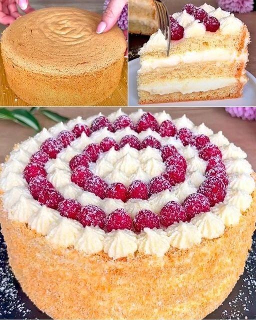 Gâteau moelleux à trois étages : du dessert qui fond dans la bouche