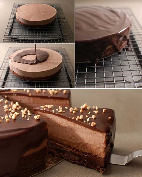 Gâteau royal mousse au Nutella