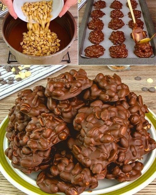 Irrésistibles chocolat cacahuètes