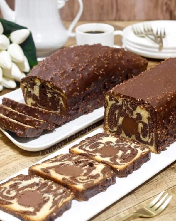 LE MEILLEUR GÂTEAU MARBRÉ AU CHOCOLAT