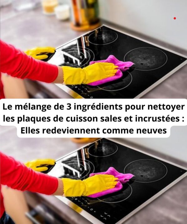Le mélange de 3 ingrédients pour nettoyer les plaques de cuisson sales et incrustées : Elles redeviennent comme neuves