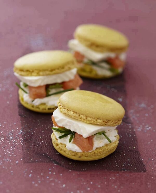 Macarons saumon fromage frais