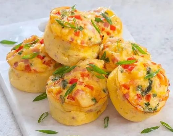 Muffins aux Œufs et Jambon