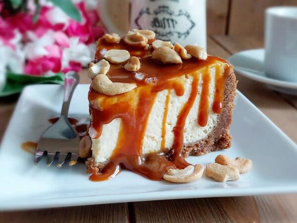 Onctueux Cheesecake au Caramel Salé