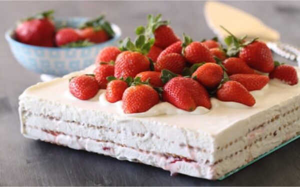 Petit Beurre à la fraises ( version sans cuisson)