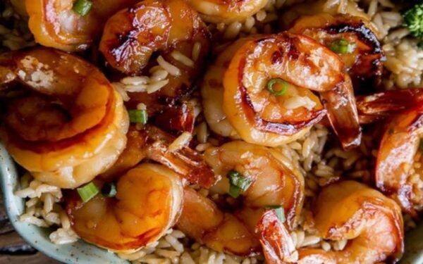 Poêlée de Crevettes à l’Ail et Miel