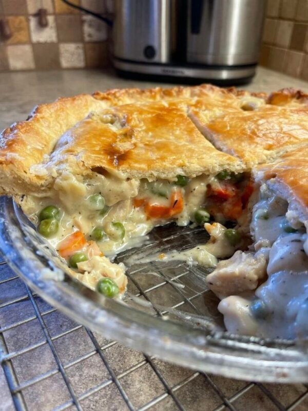 Pâté au poulet à la poêle