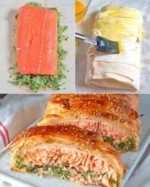 Recette Wellington au saumon