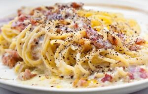 pâtes carbonara italiennes depuis recettemoderne.com