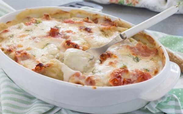 Recette de gratin de fenouil et jambon savoureux et facile à préparer