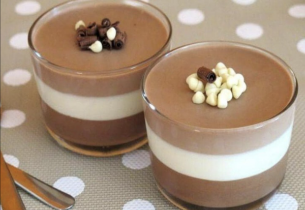 Recette de mousse aux trois chocolats en verrines