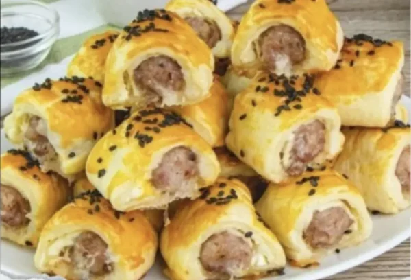 Recette facile de feuilletés à la saucisse : délice croustillant en un clin d’œil !