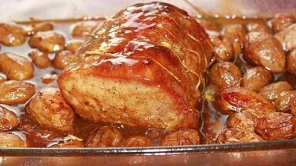 Rôti de Porc aux Pomme de Terre