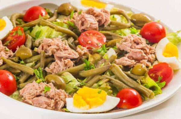 Salade de haricots verts au thon facile