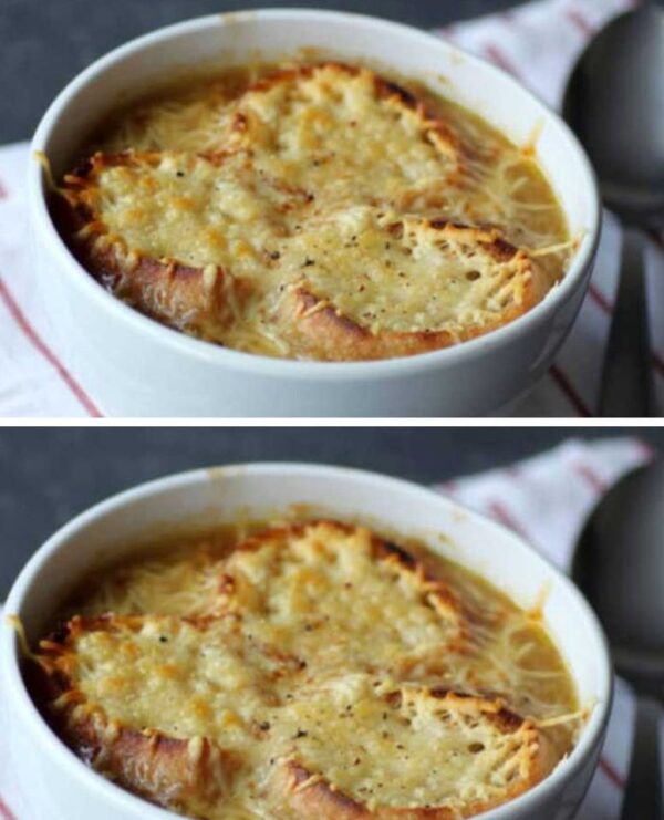 Soupe À L’oignon Gratinée Au Four