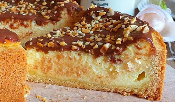 Tarte Mascarpone avec Nappage au Chocolat