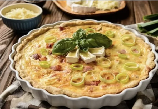 Tarte Poireaux et Camembert : Recette Gourmande
