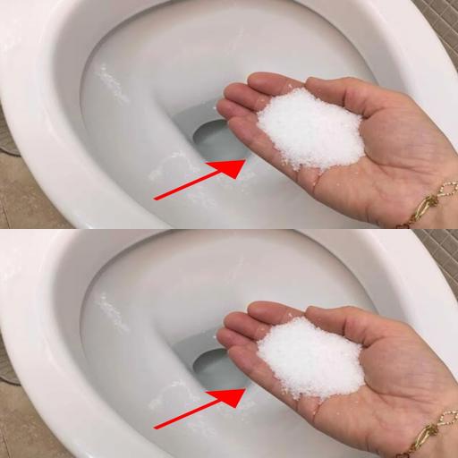 Saupoudrer, swirl et sparkle: Libérez le pouvoir du sel dans vos toilettes !