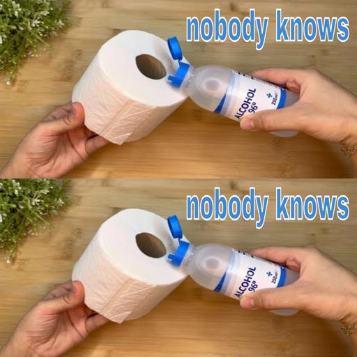Hygiène ultime Hack: papier de toilette imprégné d’alcool pour un frais propre à chaque fois!